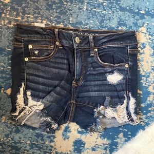 American Eagle Super Stretch Distressed Shorts